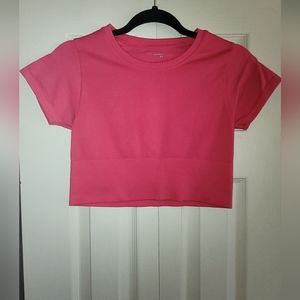 Aerie cropped shirt size small